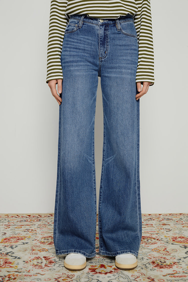 Hey Joanie Women's High-Rise Baggy Wide-Leg Jeans