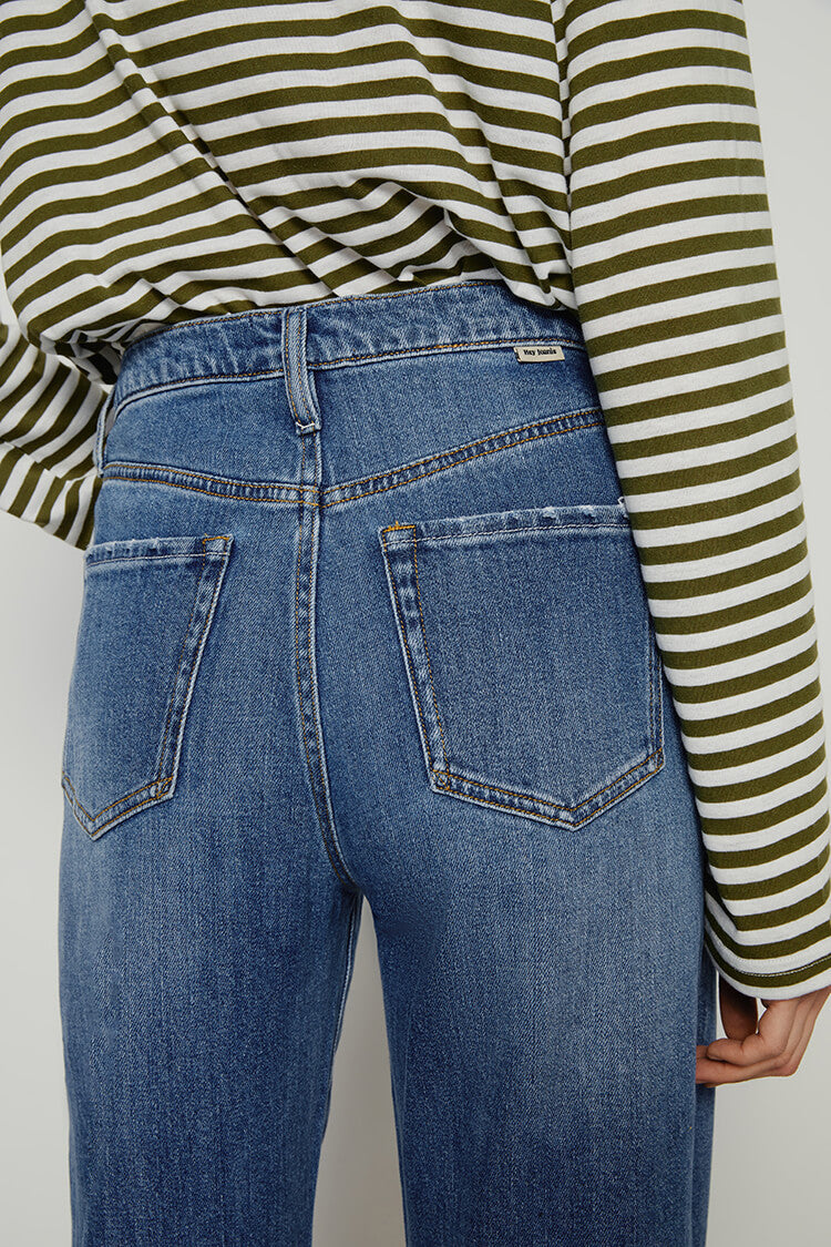 Hey Joanie Women's High-Rise Baggy Wide-Leg Jeans