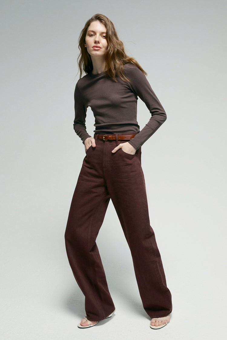 Hey Joanie Women's High-Rise Relaxed Wide-Leg Jeans