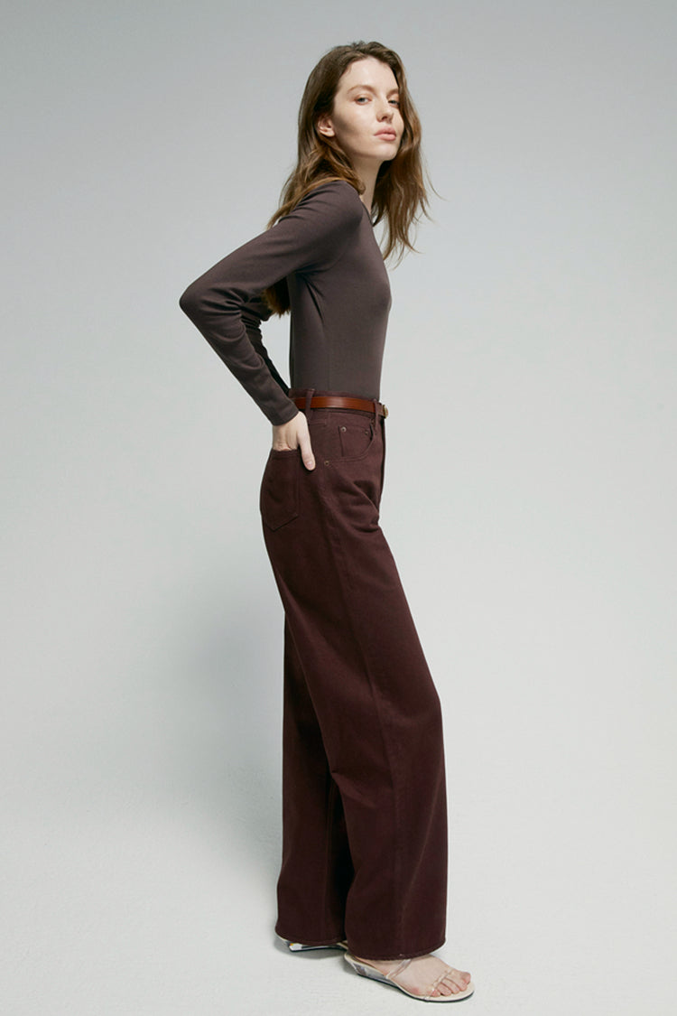 Hey Joanie Women's High-Rise Relaxed Wide-Leg Jeans