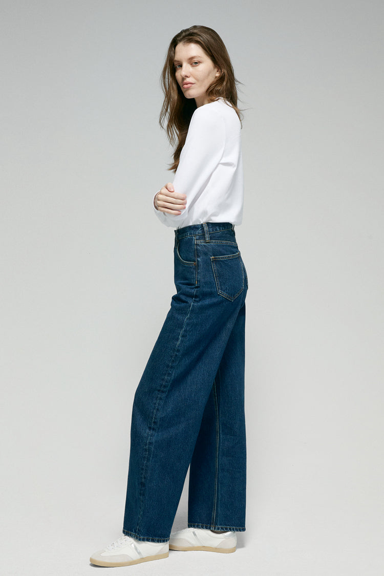 Hey Joanie Women's High-Rise Relaxed Wide-Leg Jeans