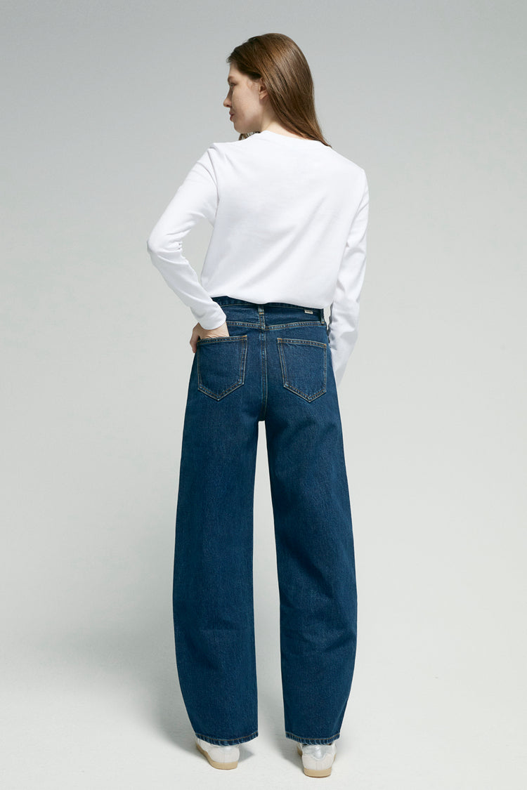 Hey Joanie Women's High-Rise Relaxed Wide-Leg Jeans