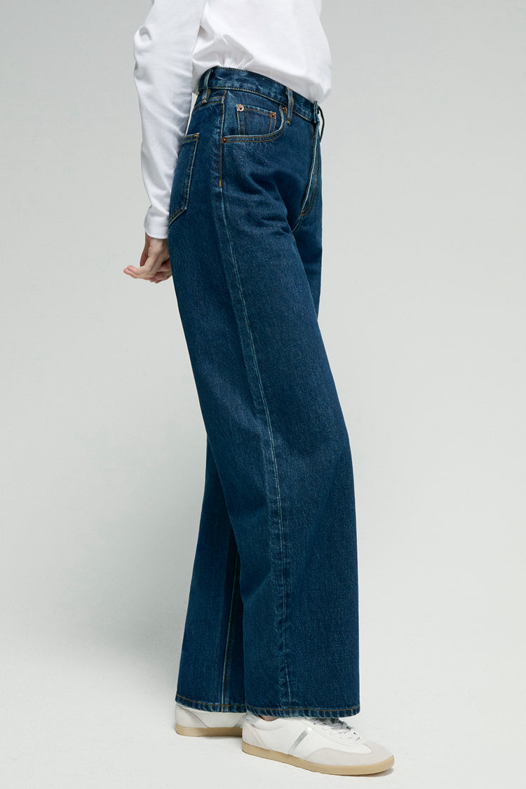 Hey Joanie Women's High-Rise Relaxed Wide-Leg Jeans