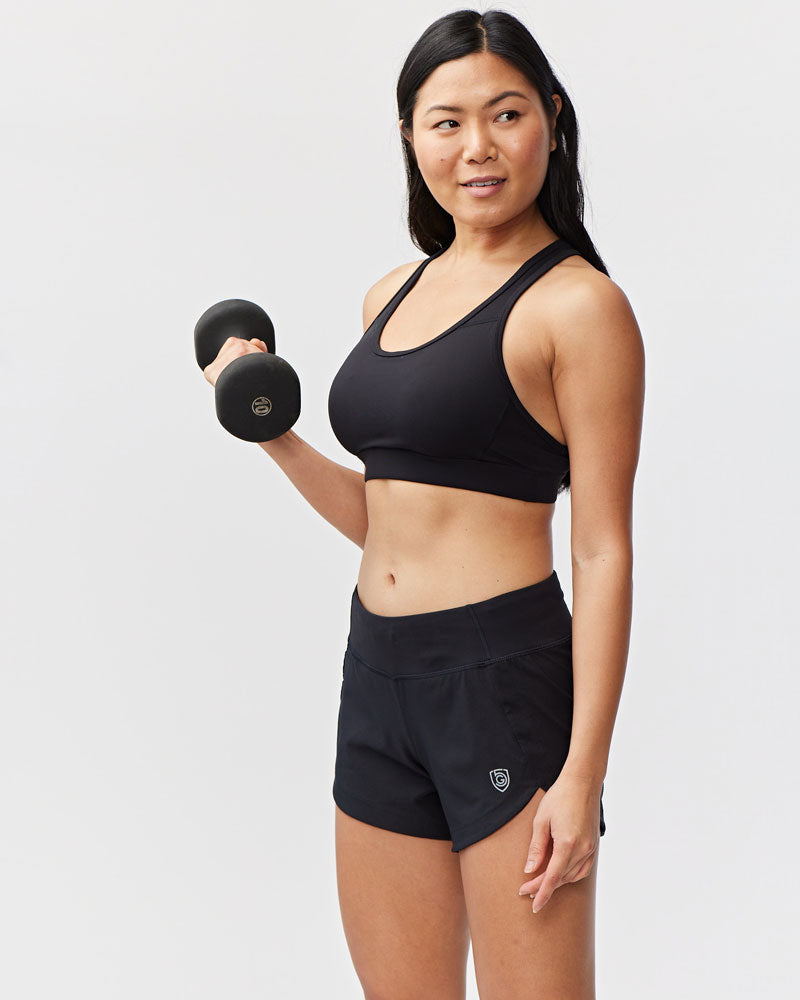Women's Workout Shorts — Ultra-Stretch Four-Way Training Shorts