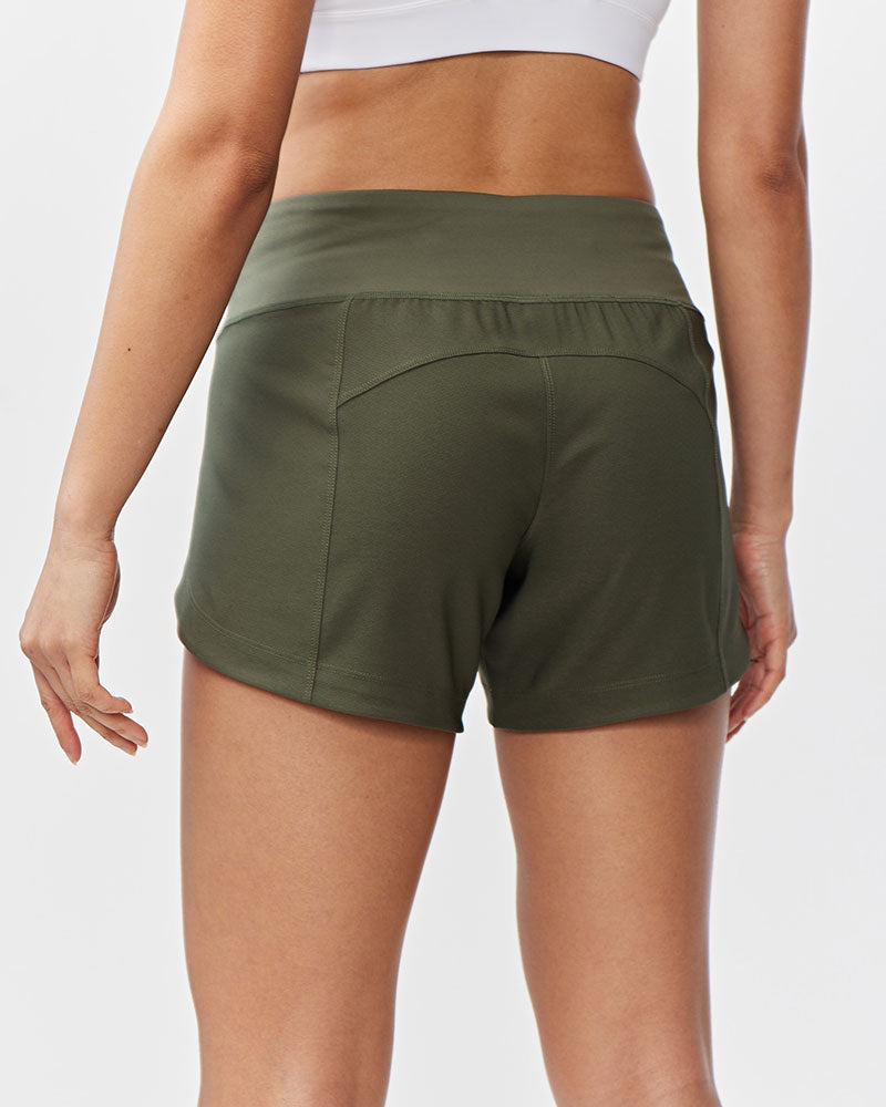 Women's Workout Shorts — Ultra-Stretch Four-Way Training Shorts