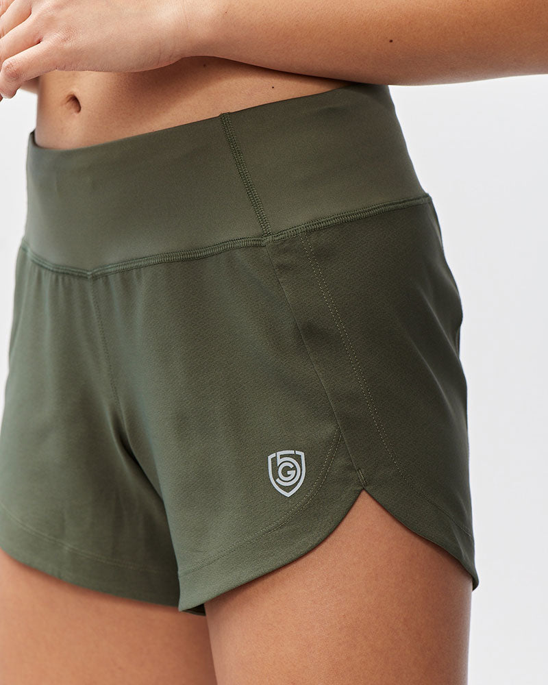 Women's Workout Shorts — Ultra-Stretch Four-Way Training Shorts