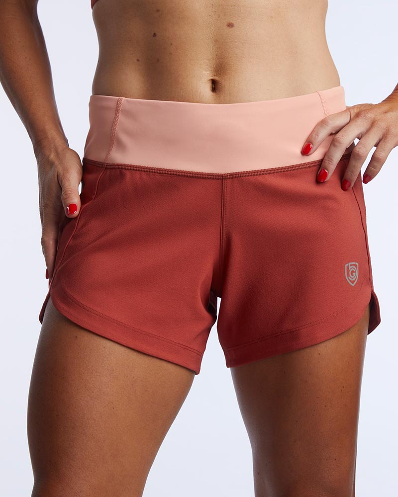 Women's Workout Shorts — Ultra-Stretch Four-Way Training Shorts