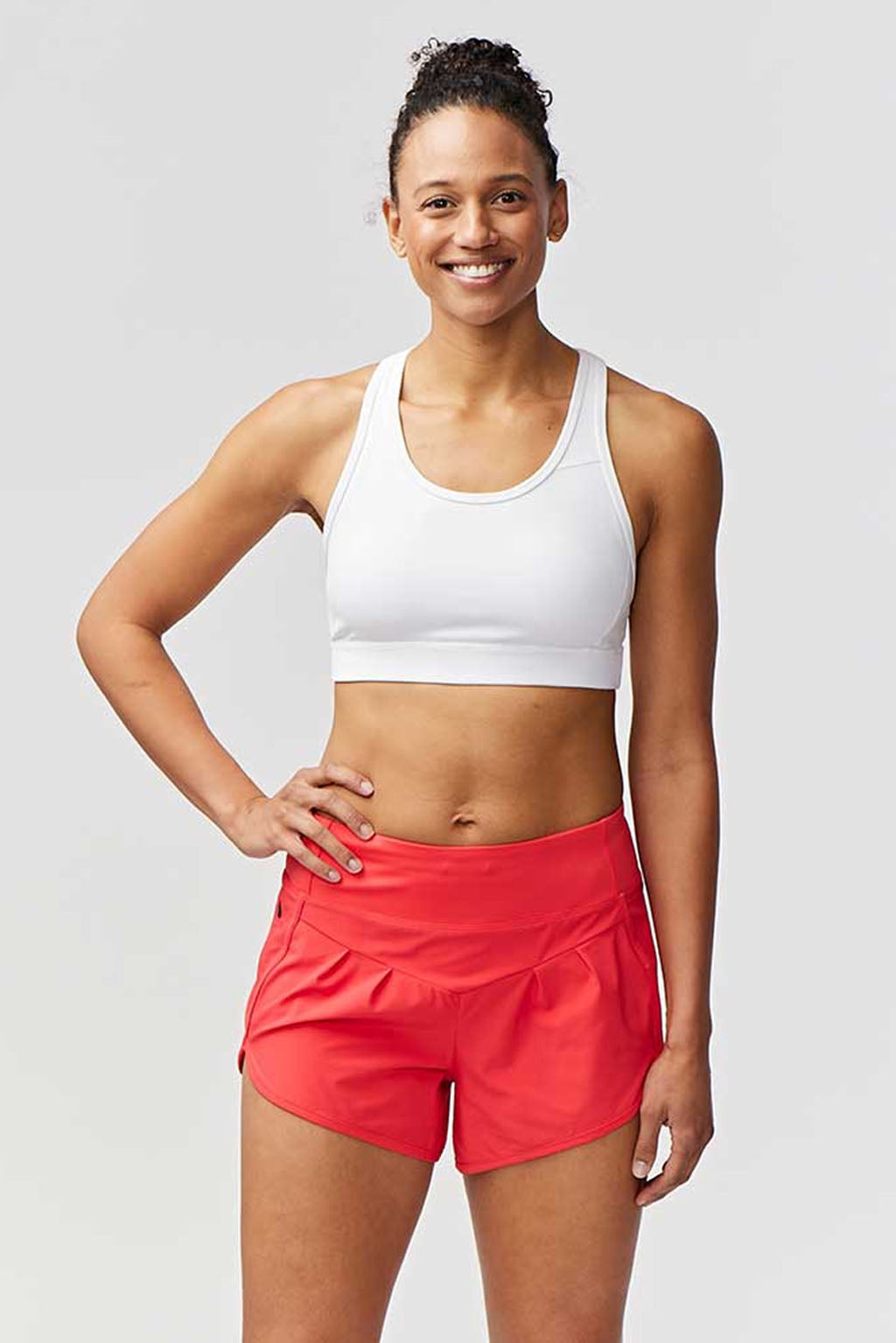Women's High-Rise Running Shorts — Silky Soft Stretch Training Shorts