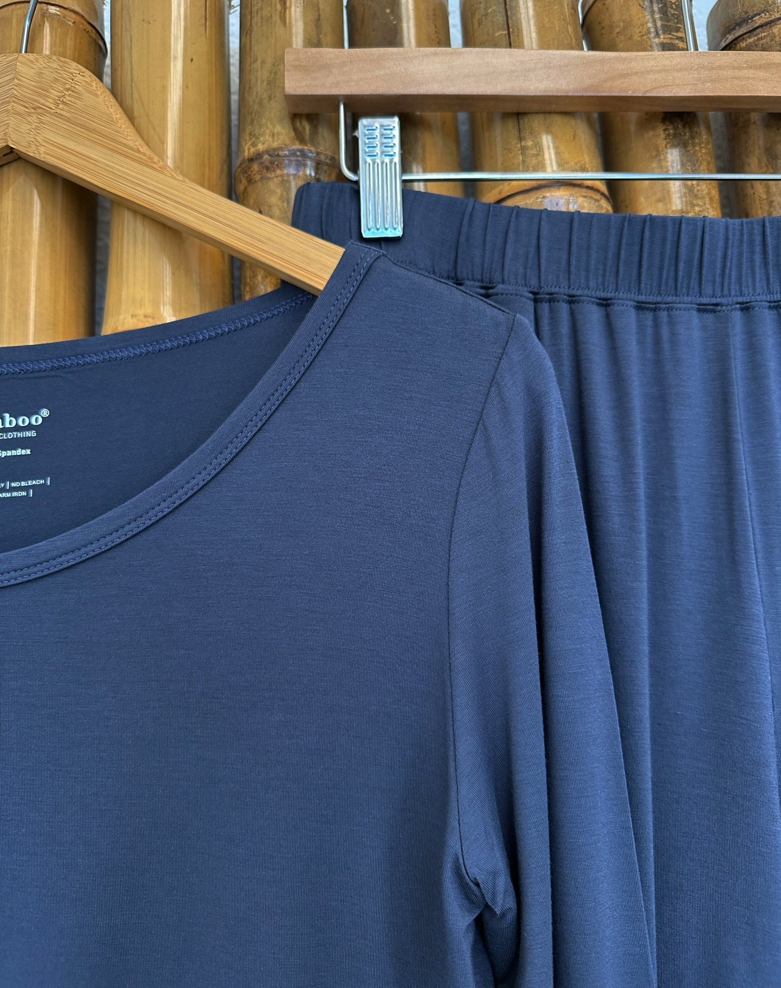 Women's Bamboo Lounge Long Sleeve T-Shirt — Soft Viscose Loungewear Top