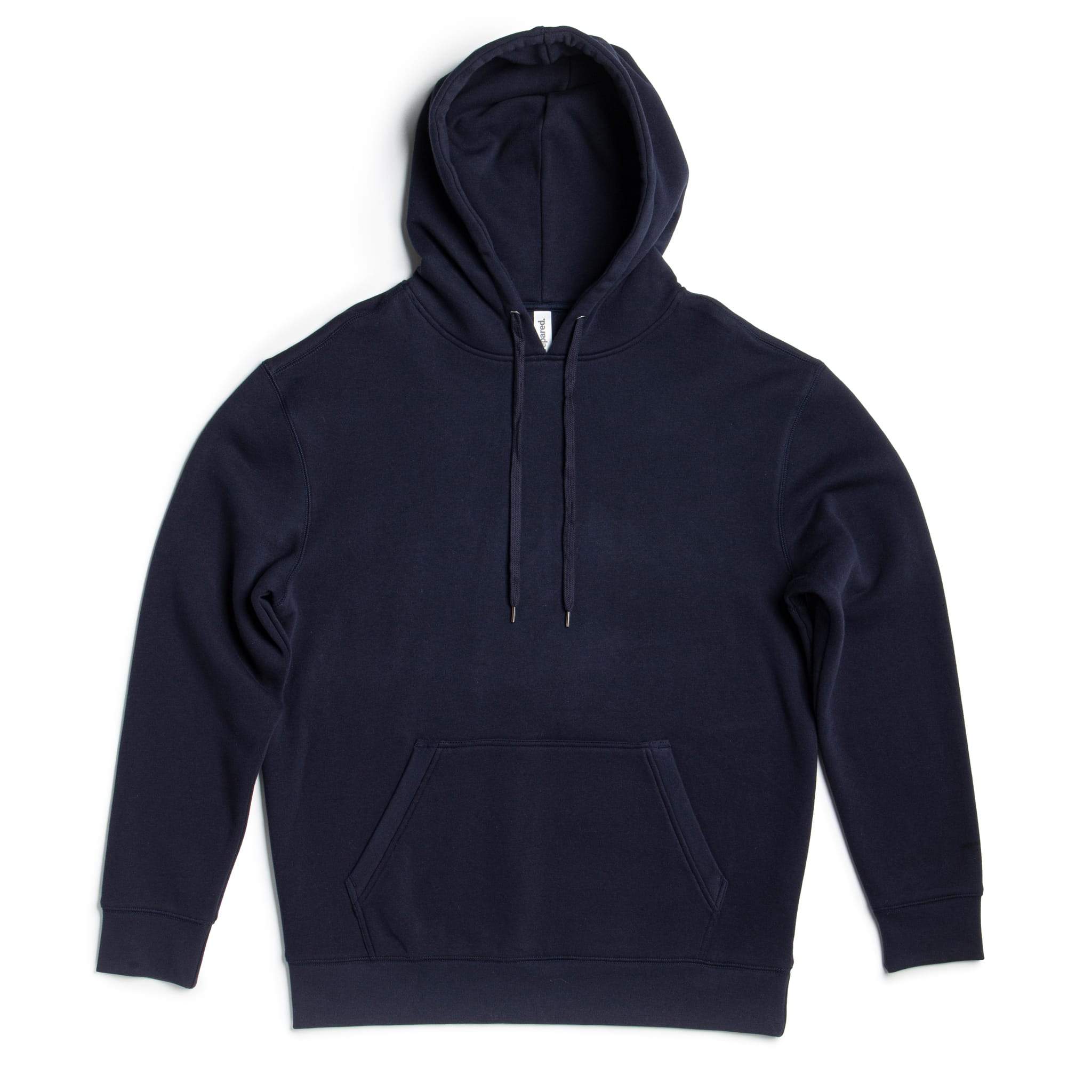Unisex Heavyweight Fleece Hoodie — Cotton-Poly Pullover Sweatshirt