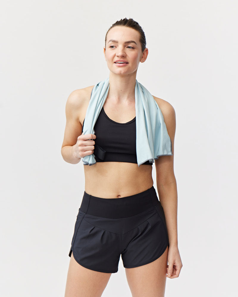Women's High-Rise Running Shorts — Silky Soft Stretch Training Shorts
