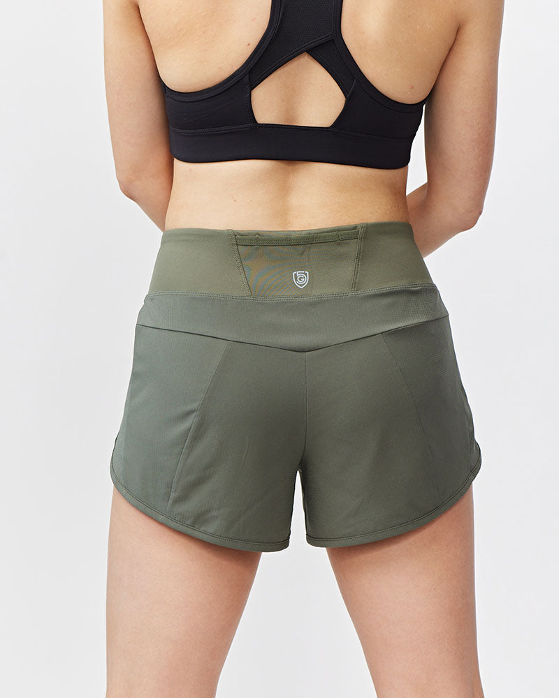 Women's High-Rise Running Shorts — Silky Soft Stretch Training Shorts