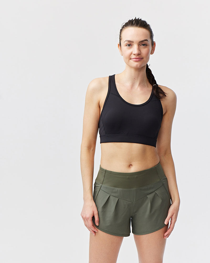 Women's High-Rise Running Shorts — Silky Soft Stretch Training Shorts