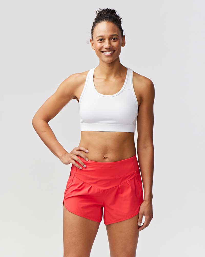 Women's High-Rise Running Shorts — Silky Soft Stretch Training Shorts