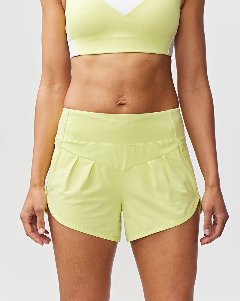 Women's High-Rise Running Shorts — Silky Soft Stretch Training Shorts