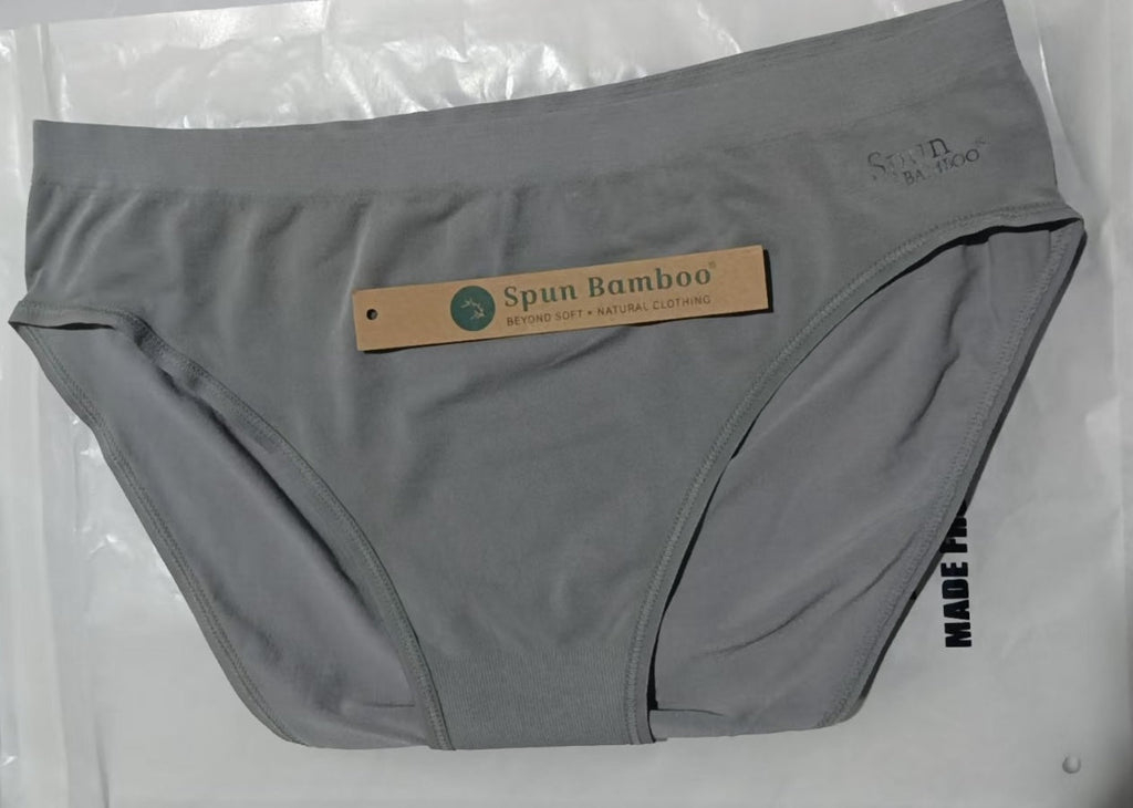 Women's Bamboo Cotton High-Leg Brief Underwear — Breathable, Moisture-Wicking