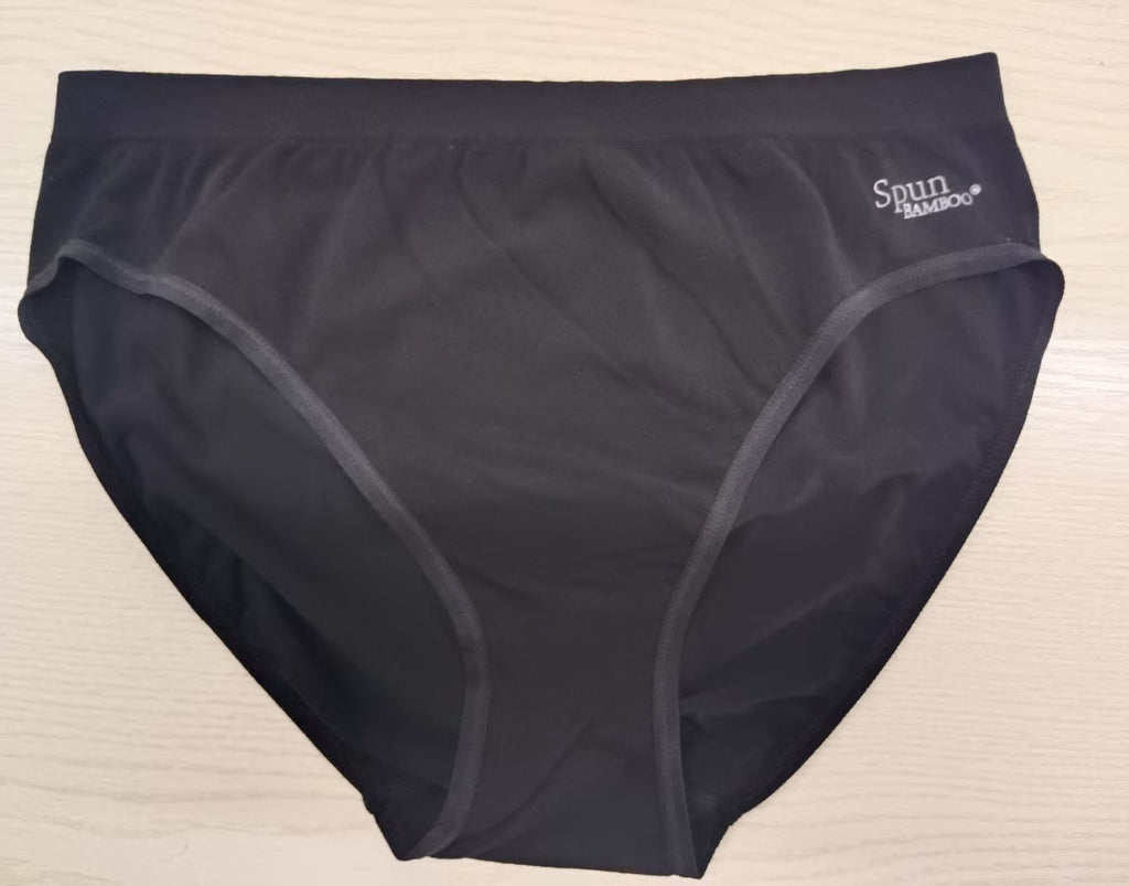 Women's Bamboo Cotton High-Leg Brief Underwear — Breathable, Moisture-Wicking