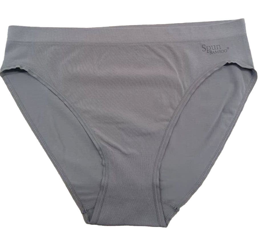 Women's Bamboo Cotton High-Leg Brief Underwear — Breathable, Moisture-Wicking